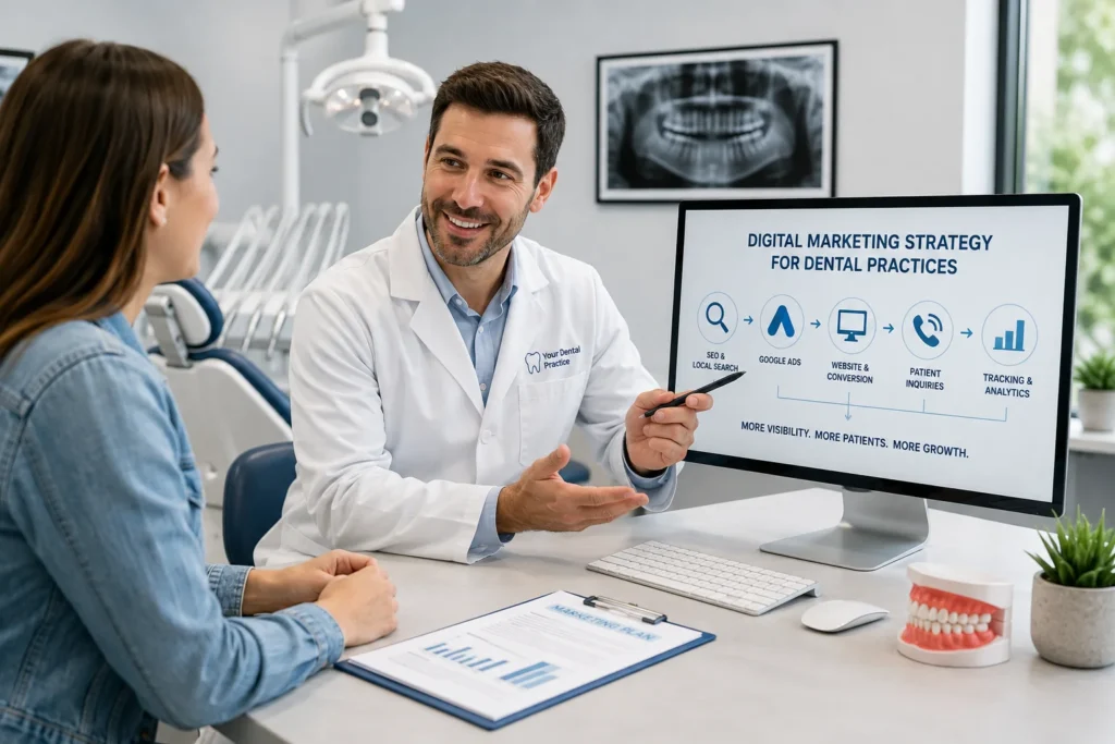 Dental digital marketing strategy for a modern dental practice
